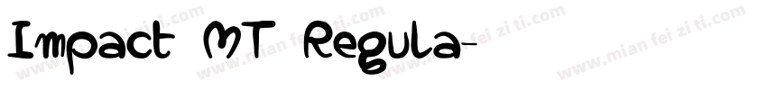 Impact MT Regula字体转换